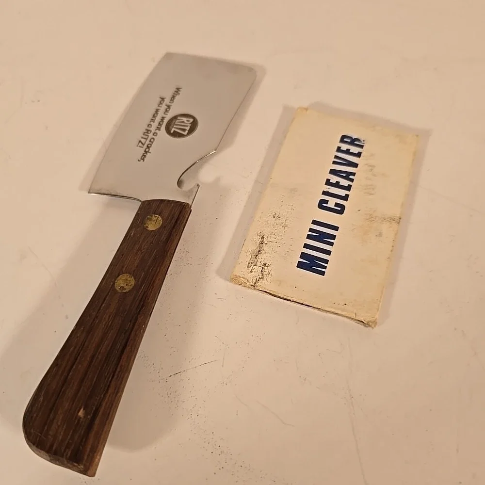 Ritz Miniature Cheese Cleaver Stainless Steel‎ Made In Japan  Bottle Opener